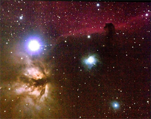 Flame Nebula And Horse Head